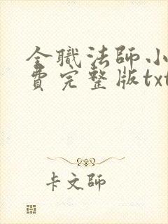 全职法师小说免费完整版txt下载