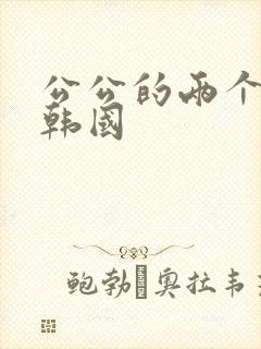 公公的两个儿媳韩国封面