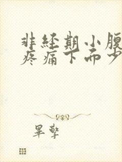 非经期小腹左侧疼痛下面少量出血