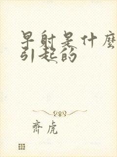 早射是什么病因引起的封面