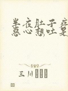 半夜肚子疼有点恶心想吐是怎么回事