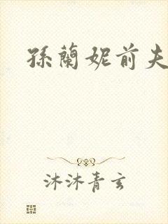 孙兰妮前夫是谁