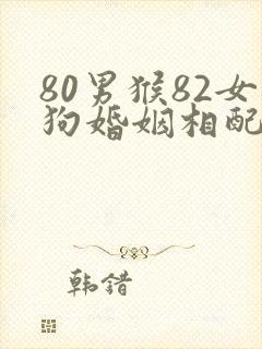 80男猴82女狗婚姻相配好吗