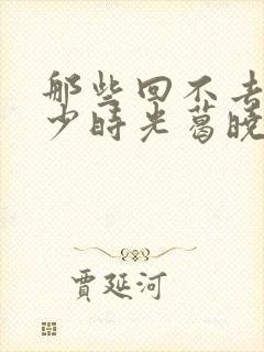 那些回不去的年少时光葛晓菲