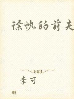 徐帆的前夫是谁