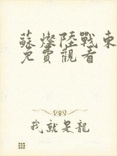 苏灿陆战东全集免费观看