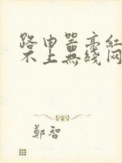 路由器亮红灯连不上无线网怎么办