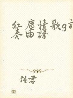 红尘情歌g调伴奏曲谱