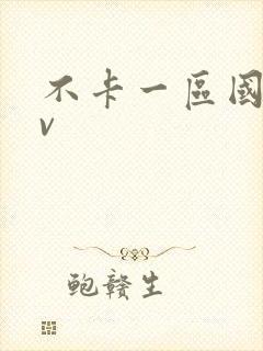 不卡一区国产av