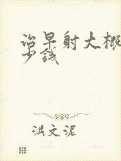 治早射大概要多少钱