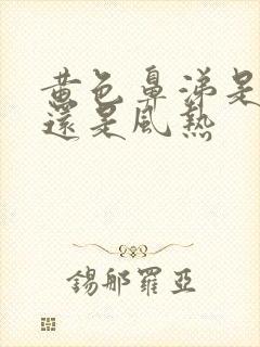 黄色鼻涕是风寒还是风热