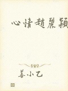 心情赵丽颖陈晓