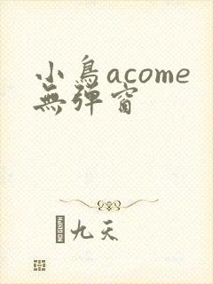小鸟acome无弹窗封面