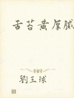 舌苔黄厚腻原因