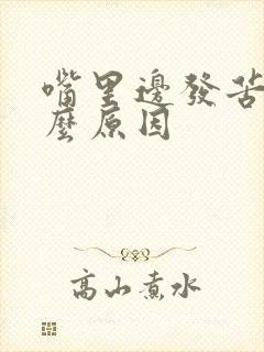 嘴里边发苦是什么原因