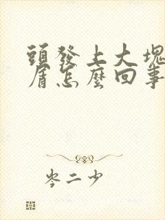 头发上大块头皮屑怎么回事