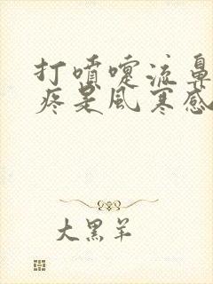 打喷嚏流鼻涕头疼是风寒感冒还是风热感冒封面