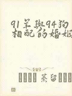 91羊与94狗相配的婚姻如何