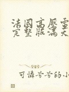 法国高压电监狱完整版满天星