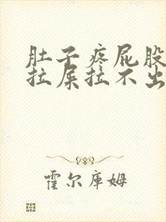 肚子疼屁股疼想拉屎拉不出来怎么回事