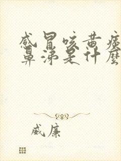 感冒咳黄痰流清鼻涕是什么原因