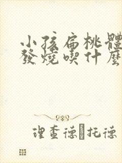 小孩扁桃体发炎发烧吃什么药