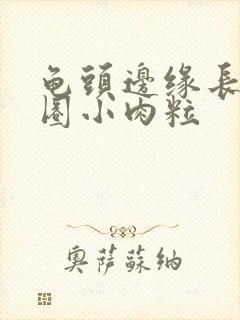 龟头边缘长了一圈小肉粒