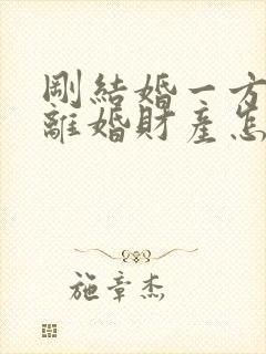 刚结婚一方提出离婚财产怎么分割封面