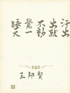 睡觉不出汗,白天一动就出汗