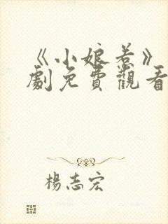 《小娘惹》电视剧免费观看全集