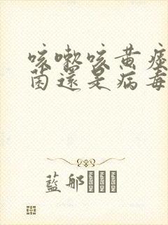 咳嗽咳黄痰是细菌还是病毒