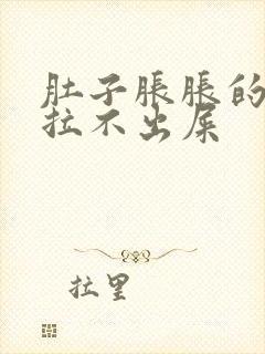 肚子胀胀的但是拉不出屎