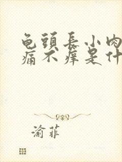 龟头长小肉粒不痛不痒是什么原因