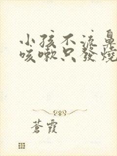 小孩不流鼻涕不咳嗽只发烧怎么回事