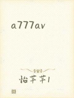 a777av封面