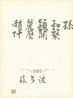 赵丽颖和孙千是什么关系封面