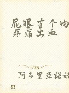 屁眼有个肉疙瘩疼痛出血