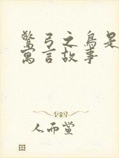 惊弓之鸟是什么寓言故事封面