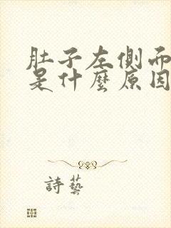 肚子左侧面疼痛是什么原因