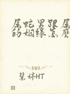 属蛇男跟属兔女的姻缘怎么样呢