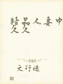 精品人妻中文久久久