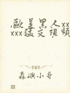 ,欧美黑人xxxxx猛交视频