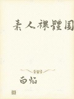 素人裸体图鉴封面