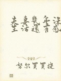 夫妻几年没有性生活还有感情吗封面