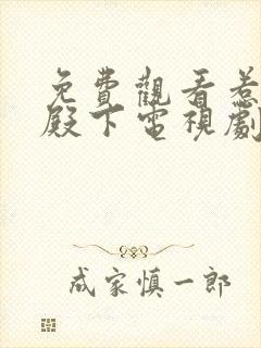 免费观看惹上冷殿下电视剧