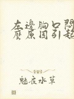 左边胸口闷痛什么原因引起的