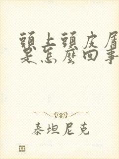 头上头皮屑大块是怎么回事