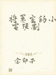 将军家的小娘子 电视剧封面