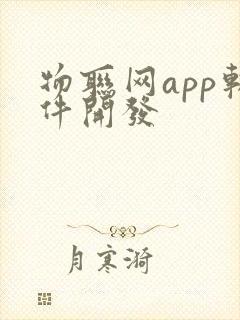 物联网app软件开发