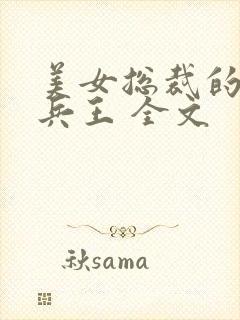 美女总裁的贴身兵王 全文封面